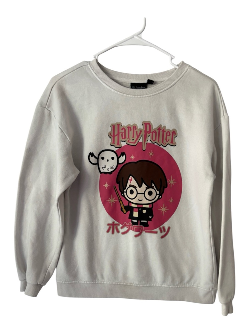 NWOT Harry Potter White Red Character Japan Sweatshirt SZ 13 Juniors